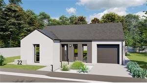 maison neuve à la vente -   44810  HERIC, surface 70 m2 vente maison neuve - UBI480593591